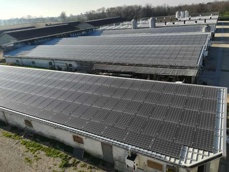 Impianto fotovoltaico a Parma per azienda agricola CampoBo